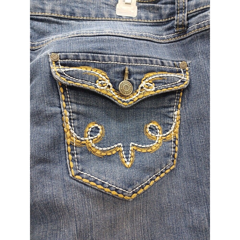 Cato Blue Capri Jeans Denim Women Sz 22W Flap Pockets - Picture 2 of 7